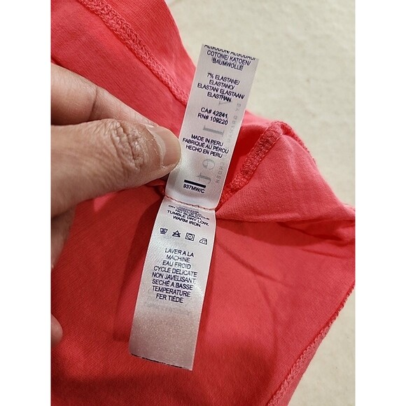 NWT Velvet Graham Spencer Top Womens Medium Pink Crew Neck T-Shirt Cotton Blend - Picture 6 of 7